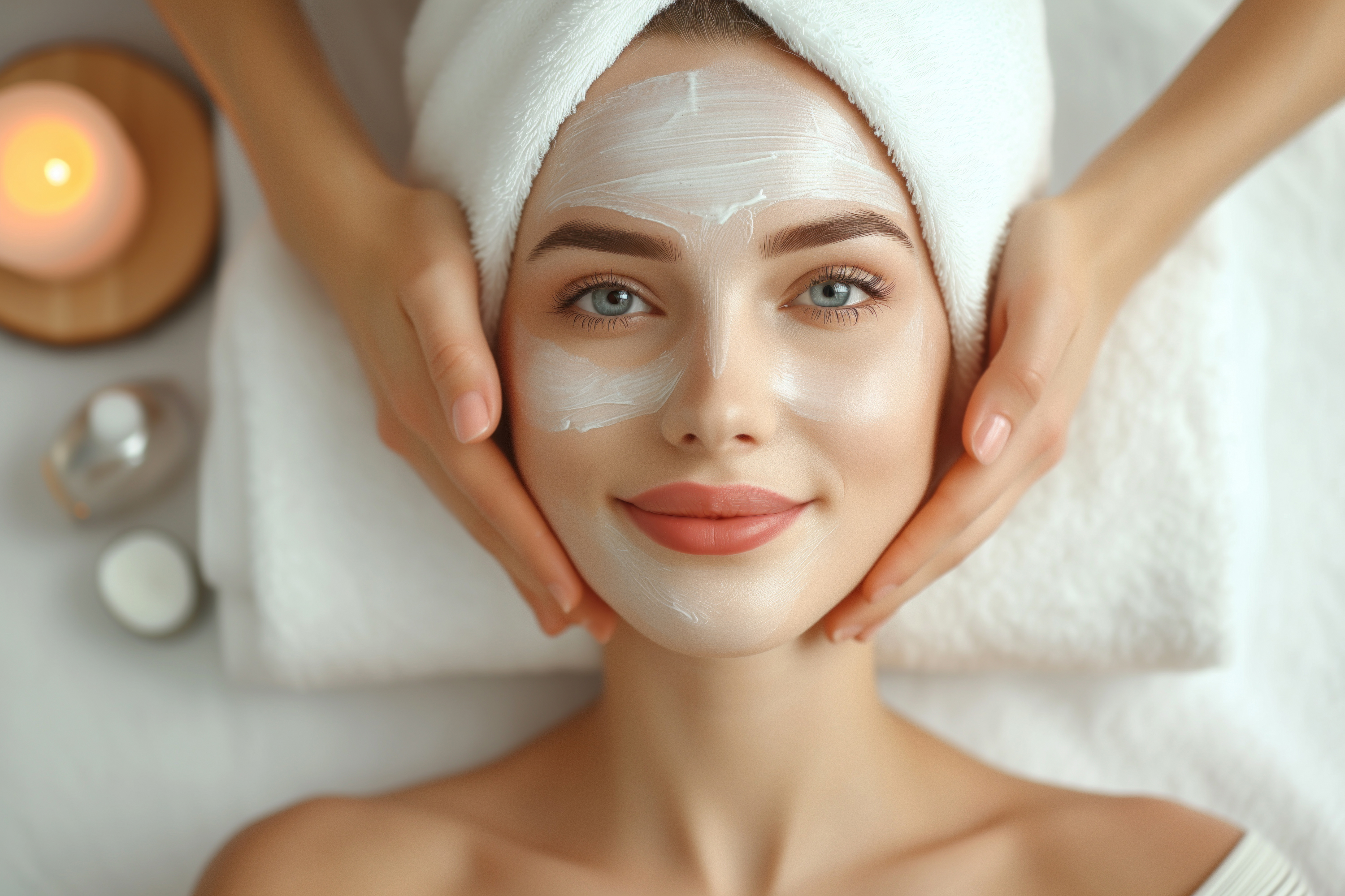 Tretman njege lica s profesionalnom kozmetikom